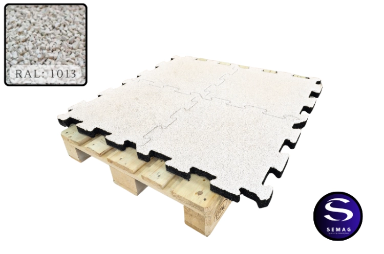 PEARL RAL1013 semag Zabrze białe puzzle EPDM