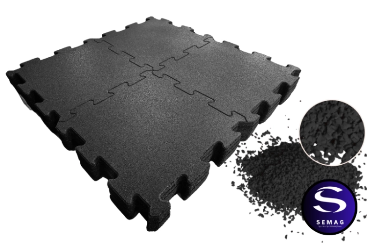 Czarny puzzel gumowy fitness na siłownię płyta z granulatu.png