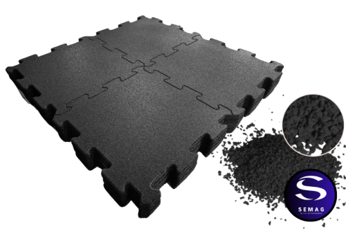 Czarny puzzel gumowy fitness na siłownię płyta z granulatu.png