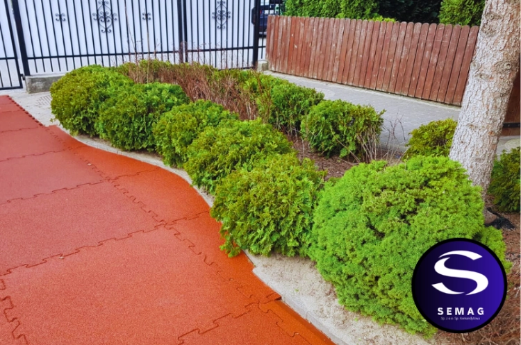 Dom przedszkola Montessori podłoga do ogrodu gumowa przesiąkliwa.png